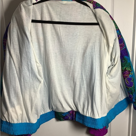 Vintage 90’s floral track jacket by Second Wind - Picture 11 of 11
